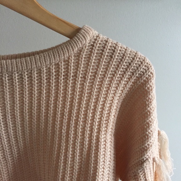 Fringe Sleeve Sweater - Picture 6 of 8